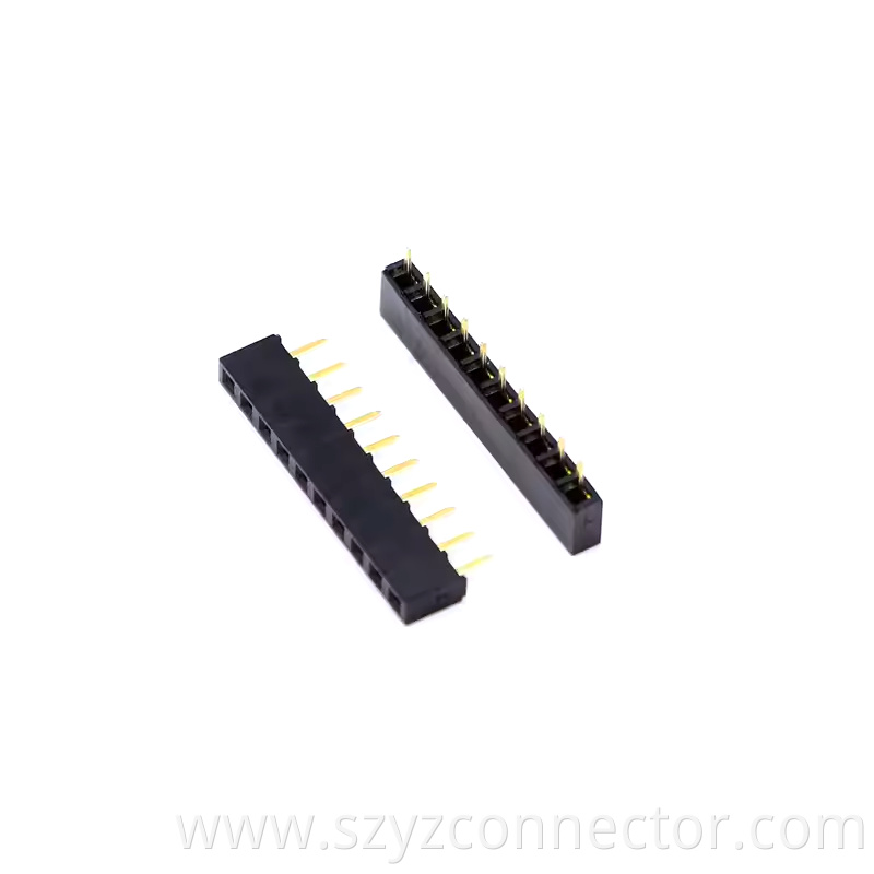 2.0mm Pitch Female Header Single Row Straight H4.3mm 12P-140P (2)
